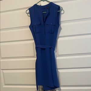 Adrienne Vittadini Royal Blue Mini Dress